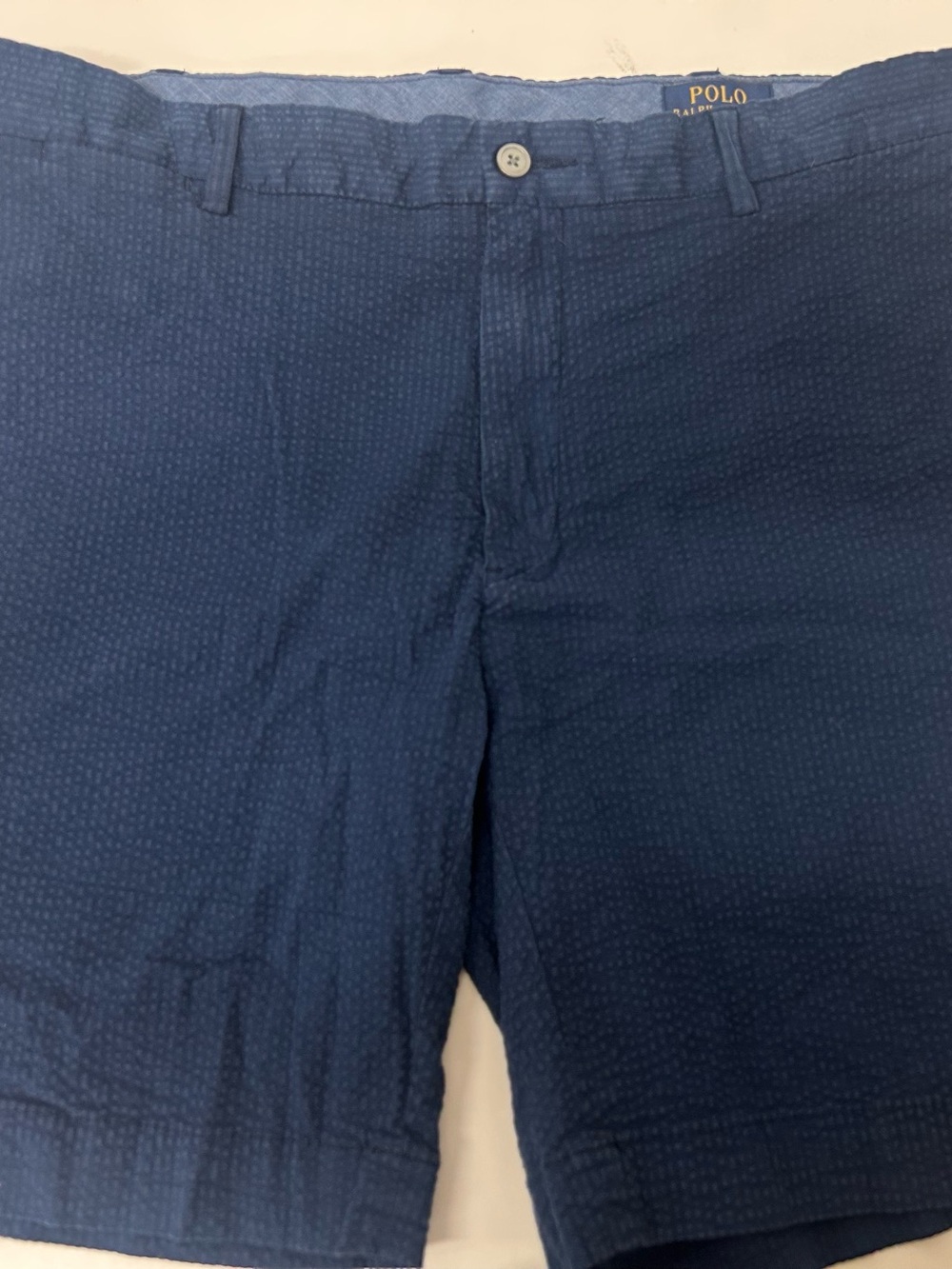 Polo by Ralph Lauren Navy Men's Casual Shorts Stretch Straight Fit